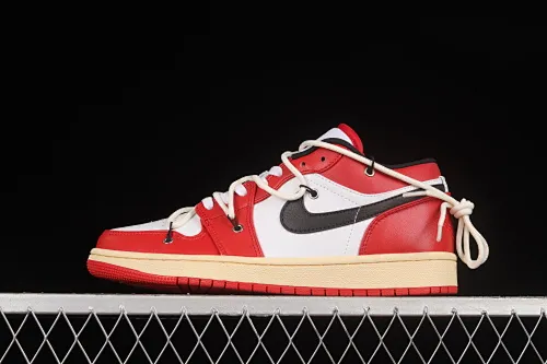 All categories Air Jordan Jordan series basketball shoes Air Jordan 1 Low Z version Air Jordan 1 Low AJ1 Joe 1 customized version Vibe flavor deconstruction Sports culture basketball shoes 553558-118